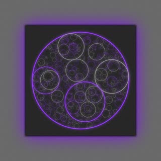 A cleaner variation for Tangent Circles #nftcollector #NFTartists #CleanNFTs #generativeart #fxhash…